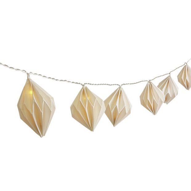 Buy Collection White Paper Lantern String Lights - Set of 20 at Argos.co.uk - Your Online Shop ...